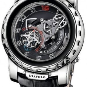 Ulysse Nardin Complicated Freak 2080-115 Kello Musta / Nahka