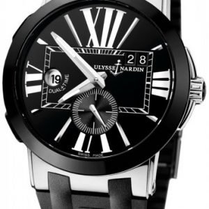 Ulysse Nardin Dual Time 243-00-3-42 Kello Musta / Kumi