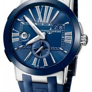 Ulysse Nardin Dual Time 243-00-3-43 Kello Sininen / Kumi