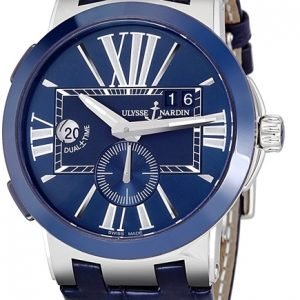 Ulysse Nardin Dual Time 243-00-43 Kello Sininen / Nahka