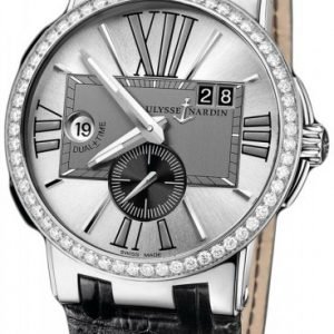 Ulysse Nardin Dual Time 243-00b-421 Kello Hopea / Nahka