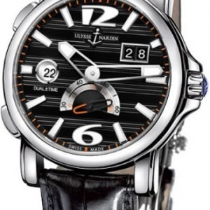 Ulysse Nardin Dual Time 243-55-62 Kello Musta / Nahka