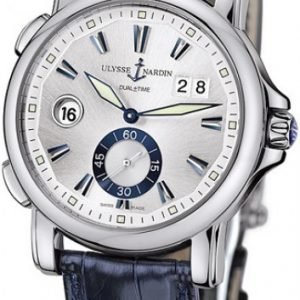 Ulysse Nardin Dual Time 243-55-91 Kello Hopea / Nahka