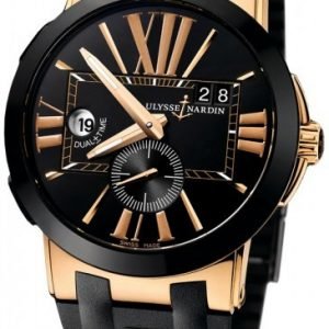 Ulysse Nardin Dual Time 246-00-3-42 Kello Musta / Kumi