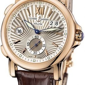 Ulysse Nardin Dual Time 246-55-30 Kello Hopea / Nahka