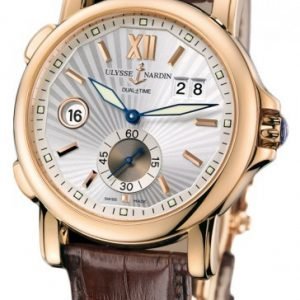 Ulysse Nardin Dual Time 246-55-31 Kello Hopea / Nahka