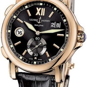 Ulysse Nardin Dual Time 246-55-32 Kello Musta / Nahka