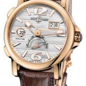 Ulysse Nardin Dual Time 246-55-60 Kello Hopea / Nahka