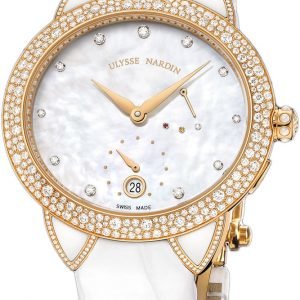 Ulysse Nardin Ladies 3106-125bc-991 Kello Jade Nahka