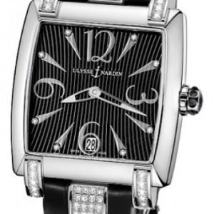 Ulysse Nardin Ladies Caprice 133-91c-06-02 Kello Musta / Nahka