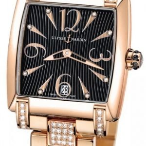 Ulysse Nardin Ladies Caprice 136-91c-8c-06-02 Kello Musta / 18k