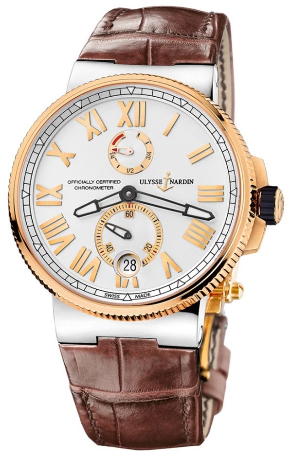 Ulysse Nardin Marine Collection 1185-122-41 Kello Hopea / Nahka