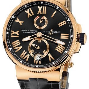 Ulysse Nardin Marine Collection 1186-122-42 Kello Musta / Nahka