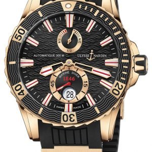 Ulysse Nardin Marine Collection 266-10-3-92 Kello Musta / Kumi