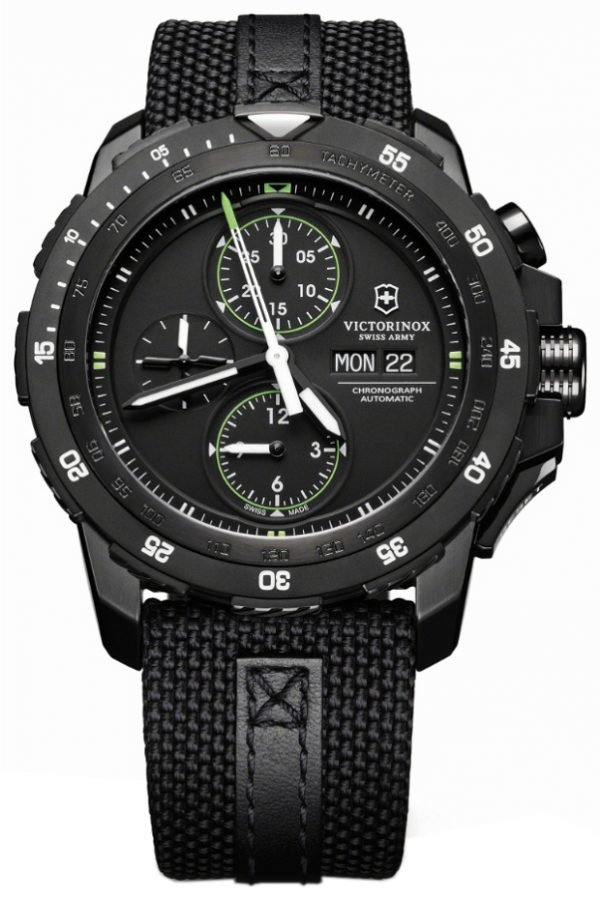 Victorinox Alpnach Chronograph 241527 Kello Musta / Tekstiili