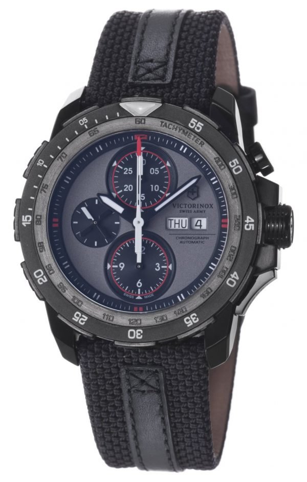 Victorinox Alpnach Chronograph 241528 Kello Harmaa / Tekstiili