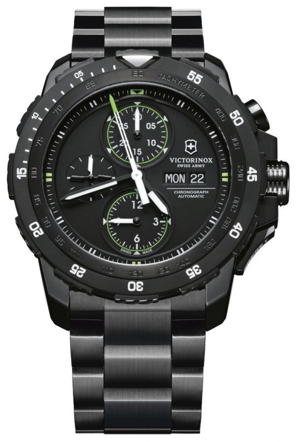 Victorinox Alpnach Chronograph 241572 Kello Musta / Teräs