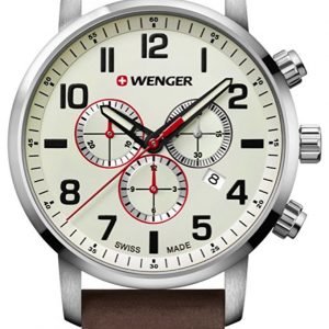 Wenger 01.1543.105 Kello Beige / Nahka