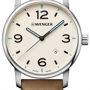 Wenger 01.1741.120 Kello Beige / Nahka