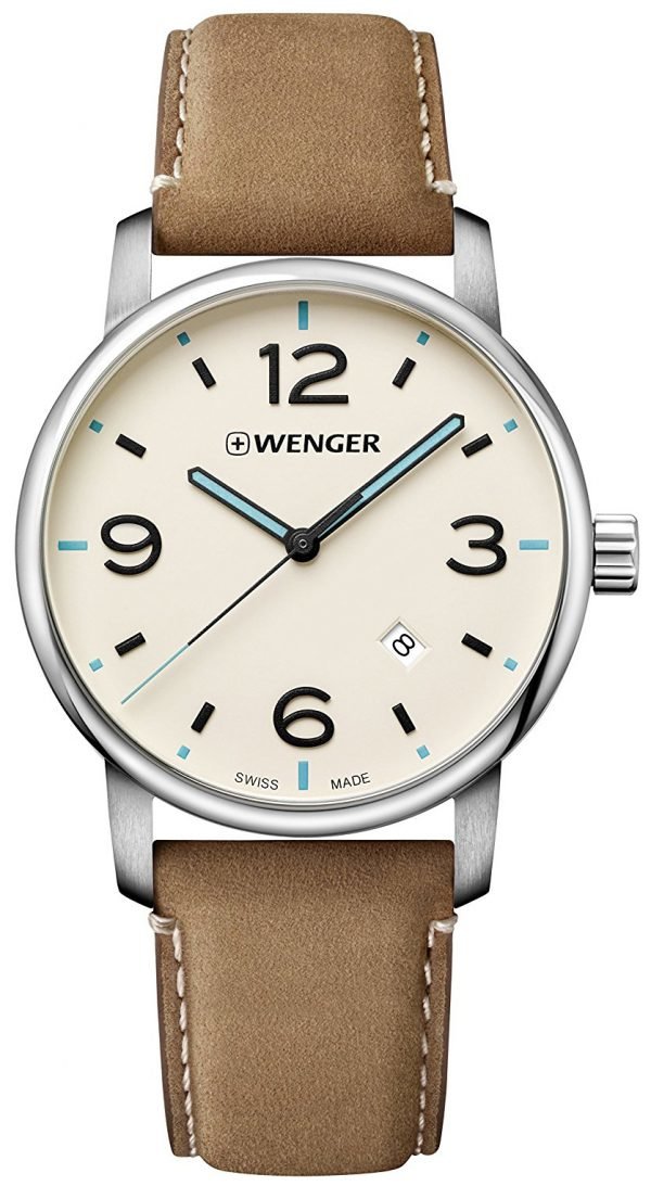 Wenger 01.1741.120 Kello Beige / Nahka