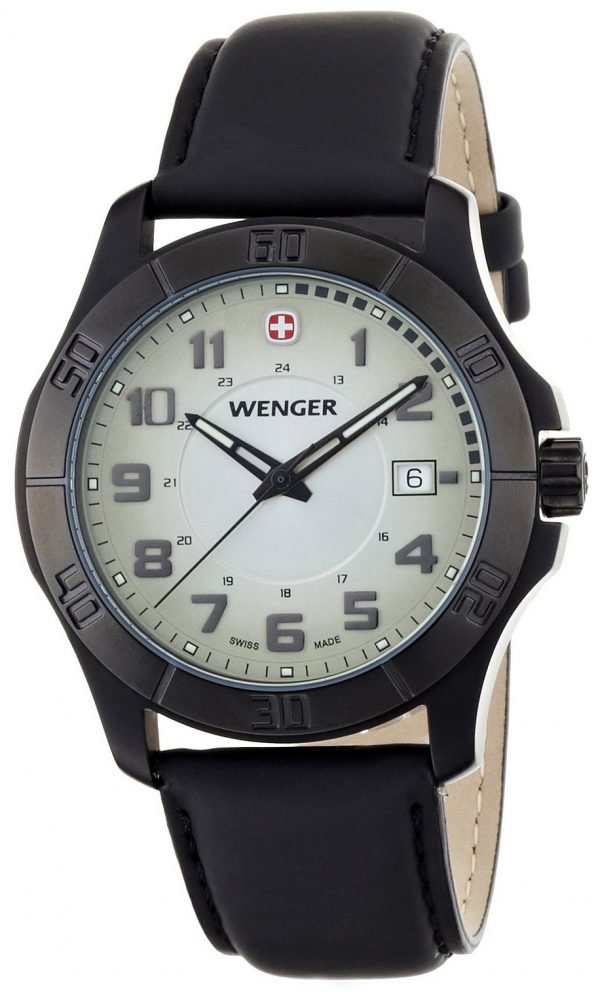 Wenger 70474 Kello Valkoinen / Nahka