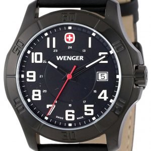 Wenger 70475 Kello Musta / Nahka