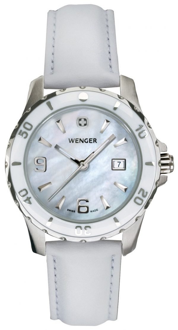 Wenger Elegance 70382 Kello Valkoinen / Nahka