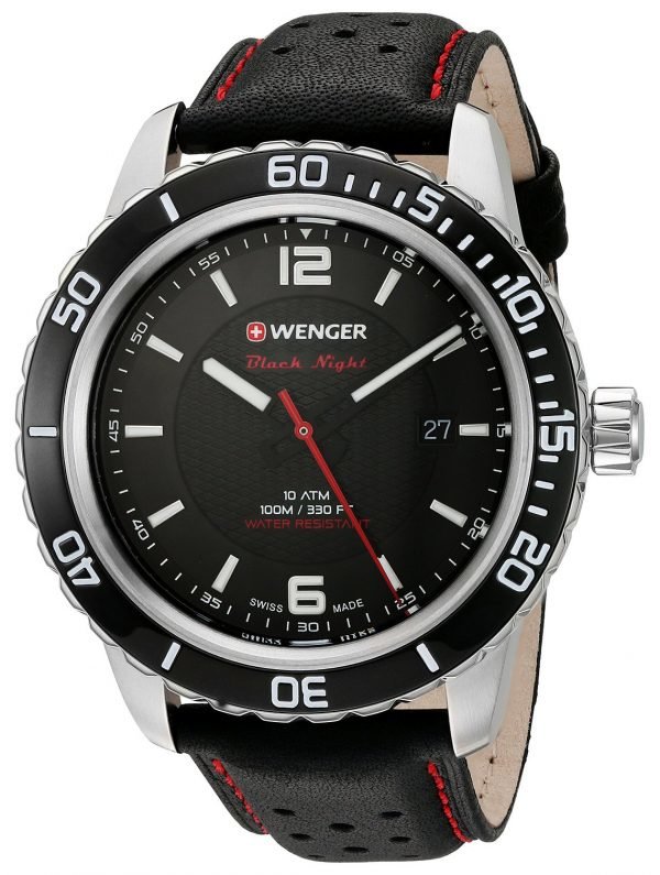 Wenger Roadster 01.0851.120 Kello Musta / Nahka