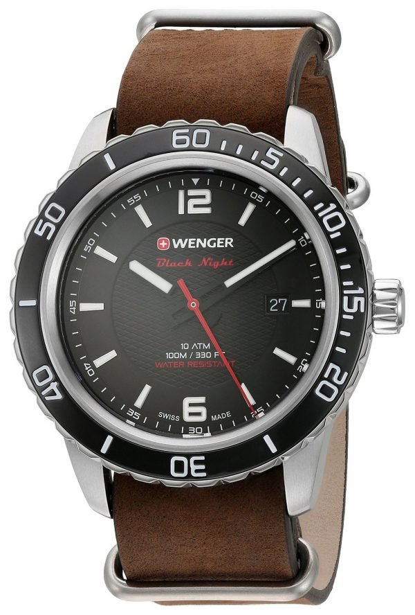 Wenger Roadster 01.0851.121 Kello Musta / Nahka