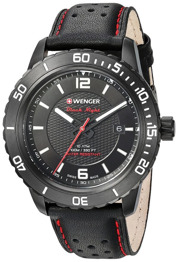 Wenger Roadster 01.0851.123 Kello Musta / Nahka