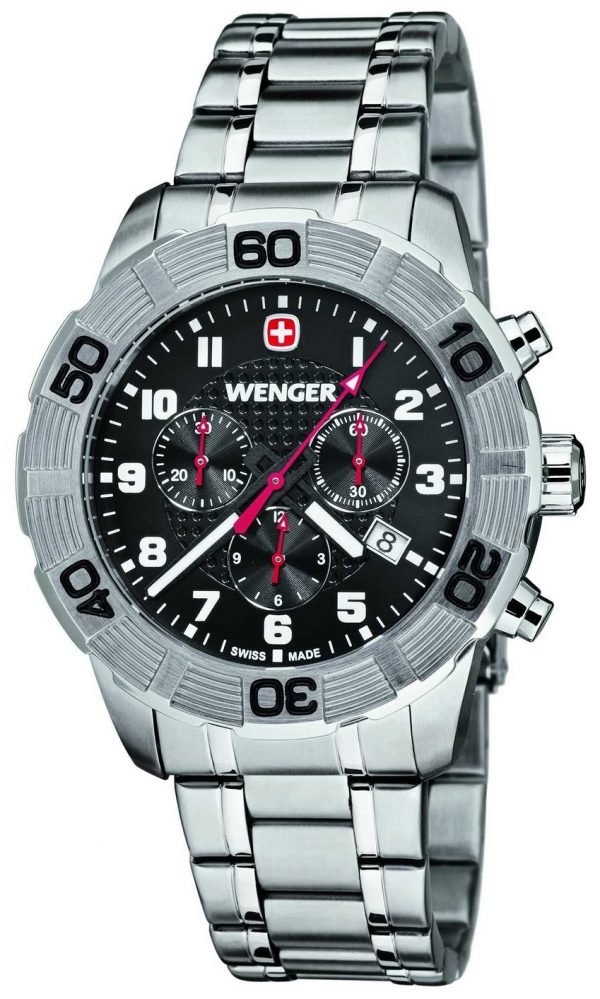 Wenger Roadster 01.0853.102 Kello Musta / Teräs