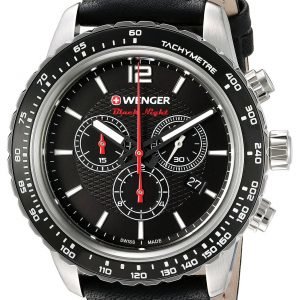 Wenger Roadster 01.0853.105 Kello Musta / Nahka