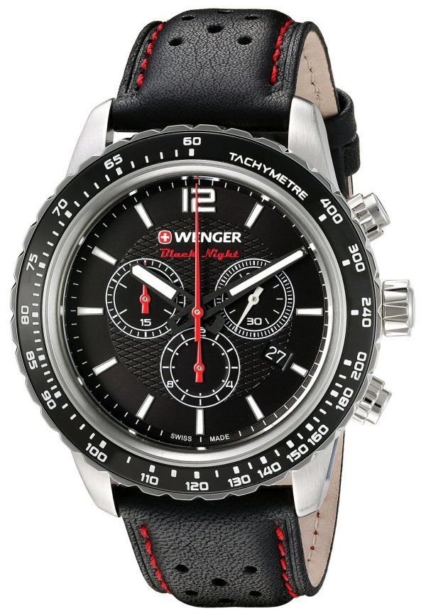 Wenger Roadster 01.0853.105 Kello Musta / Nahka