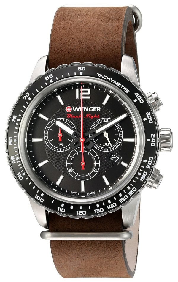 Wenger Roadster 01.0853.106 Kello Musta / Nahka