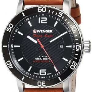 Wenger Roadster 01.1841.105 Kello Musta / Nahka