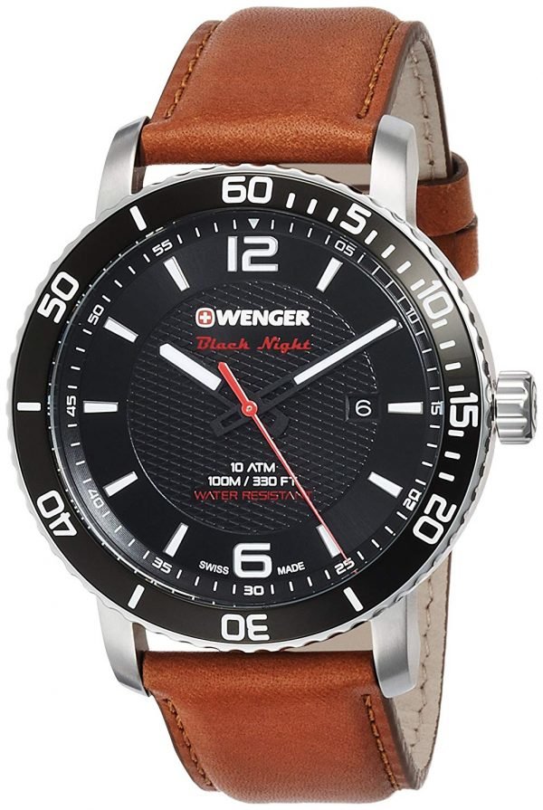 Wenger Roadster 01.1841.105 Kello Musta / Nahka