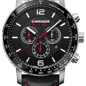 Wenger Roadster 01.1843.101 Kello Musta / Nahka