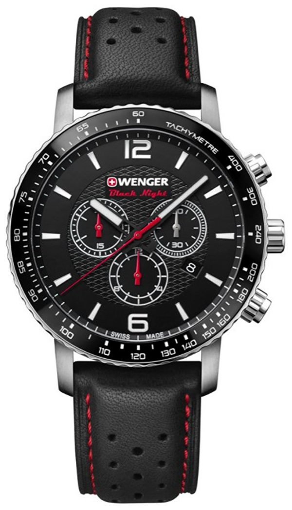 Wenger Roadster 01.1843.101 Kello Musta / Nahka