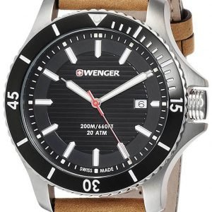 Wenger Seaforce 01.0641.125 Kello Musta / Nahka