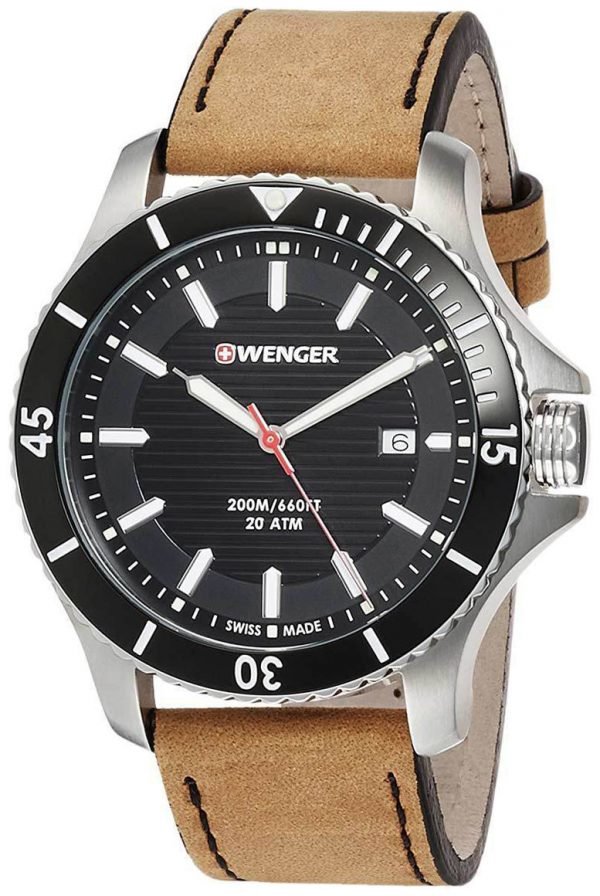 Wenger Seaforce 01.0641.125 Kello Musta / Nahka