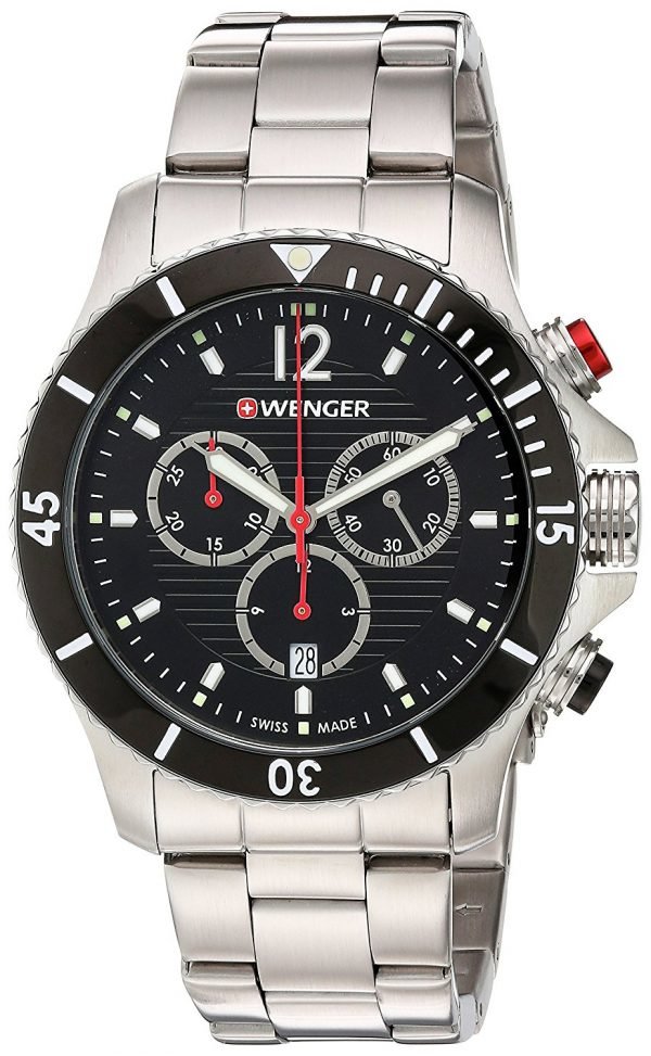 Wenger Seaforce 01.0643.109 Kello Musta / Teräs