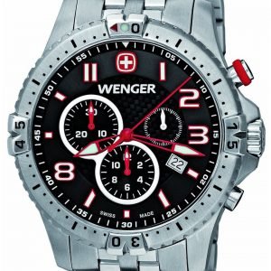 Wenger Squadron 77056 Kello Musta / Teräs