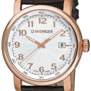 Wenger Urban Classic 01.1041.118 Kello Hopea / Nahka