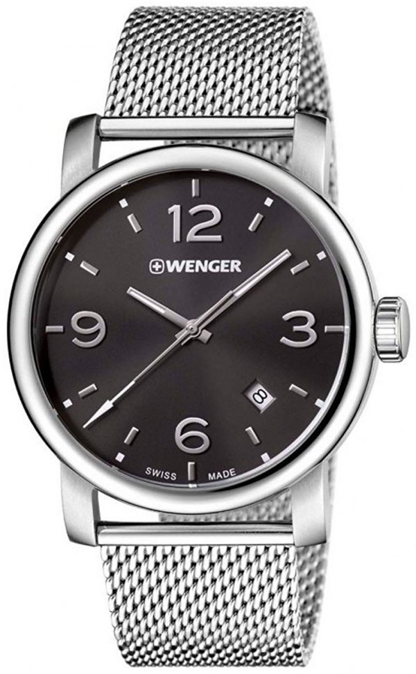 Wenger Urban Classic 01.1041.124 Kello Musta / Teräs