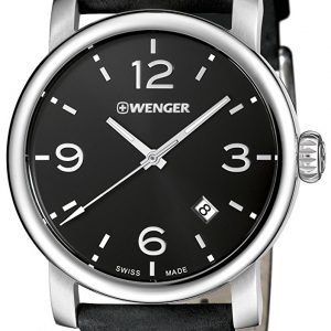 Wenger Urban Classic 01.1041.127 Kello Musta / Nahka