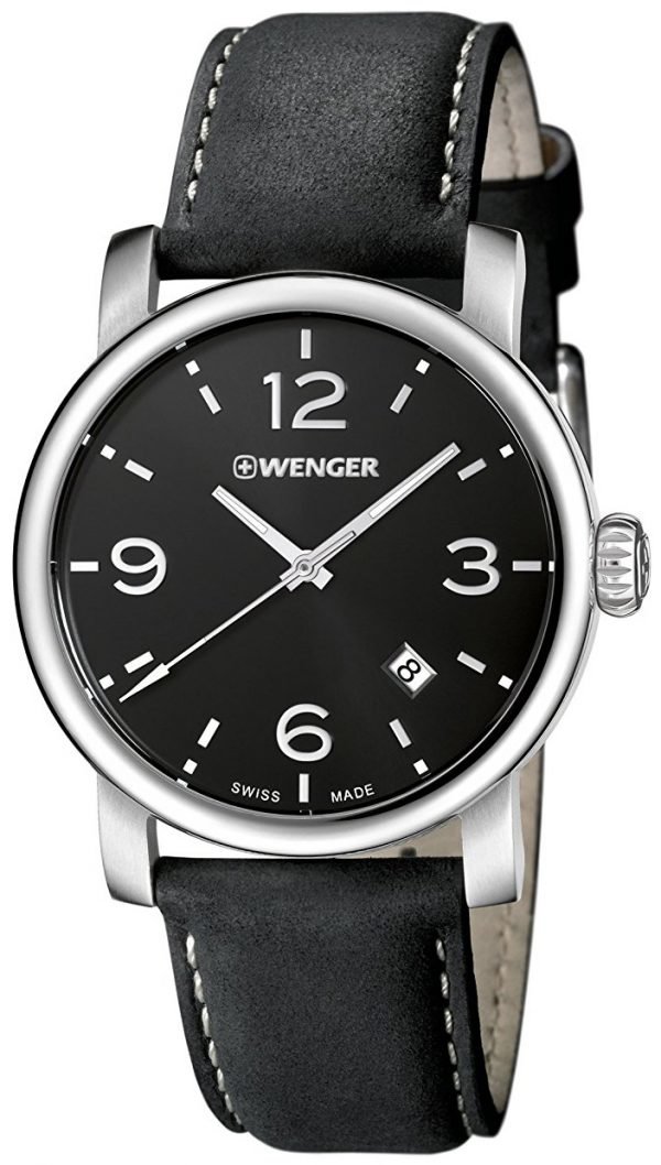 Wenger Urban Classic 01.1041.127 Kello Musta / Nahka