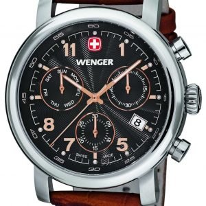 Wenger Urban Classic 01.1043.103 Kello Musta / Nahka