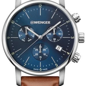 Wenger Urban Classic 01.1743.104 Kello Sininen / Nahka