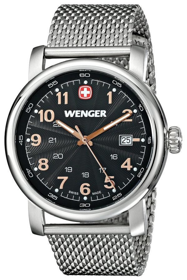 Wenger Urban Classic 1041.106 Kello Musta / Teräs