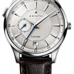 Zenith Captain 03.2130.682-02.C498 Kello Hopea / Nahka